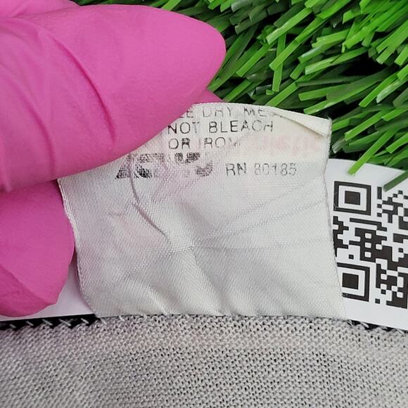 Vintage 90s St-Peter Ringer Shirt Medium 20x25 Gray - Picture 7 of 12